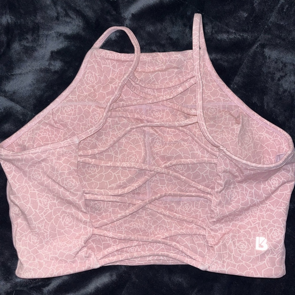 Ivy Crop - Eden Print Pink